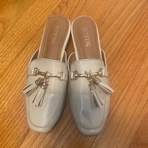 Lightly worn cream slides